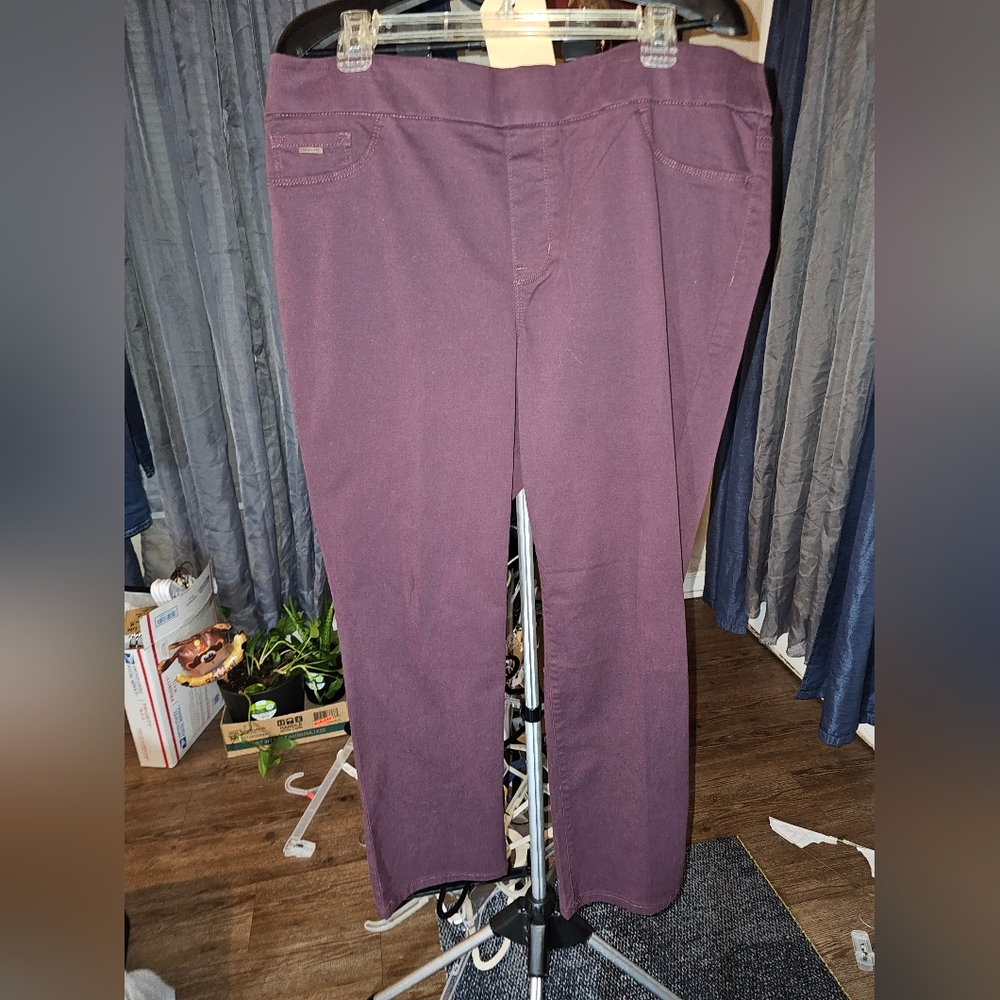 EUC WOMEN'S NINE WEST PLUM JEGGINGS SIZE 16